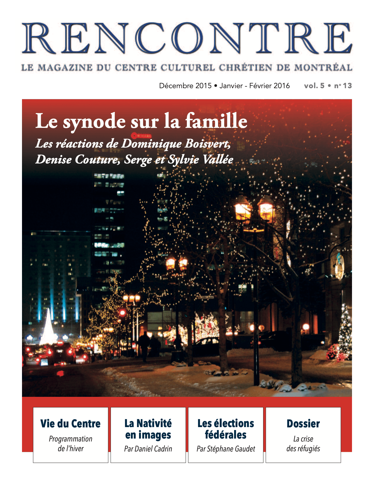 N°13 – Magazine Rencontre décembre 2015