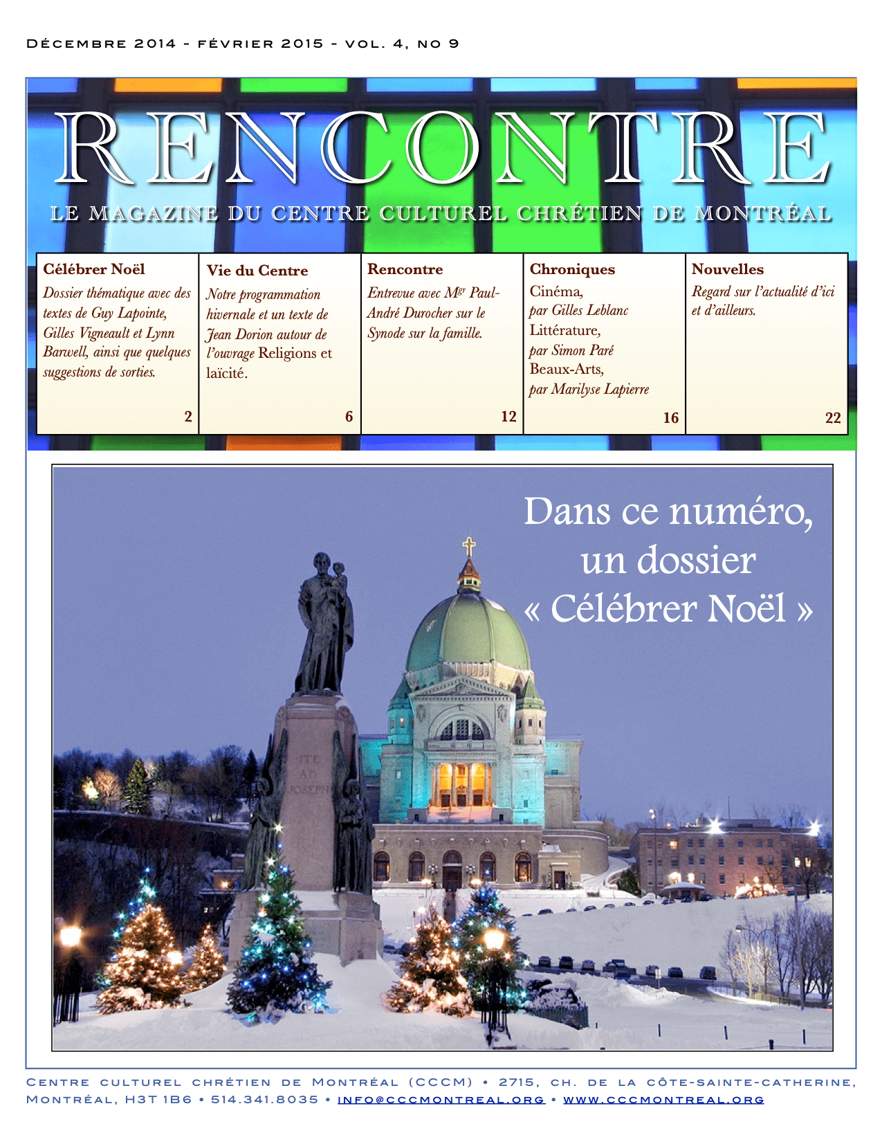 N°09 – Magazine Rencontre décembre 2014